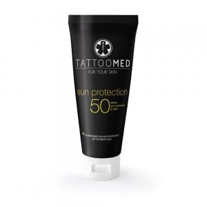 Слънцезащитен крем за татуирана кожа TATTOOMED SPF 50, 100 мл.