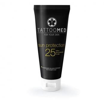 Слънцезащитен крем за татуирана кожа TATTOOMED SPF 25+, 100 мл.