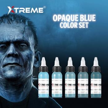 Xtreme Tattoo Ink Opaque Blue Set - 5 x 30ml