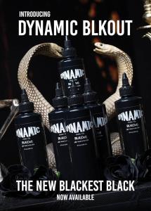 Dynamic BLKout Tattoo Ink 240ml.