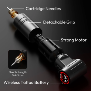 CNC HAMMER–4.0mm Stroke Wireless Tattoo Machine