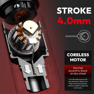CNC HAMMER–4.0mm Stroke Wireless Tattoo Machine