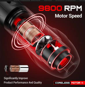CNC KRONOS Wireless Tattoo Machine– 1900 mAh Battery